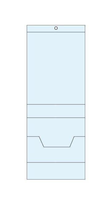 Einschubtasche mit 4 Fächer // 100 Stk.