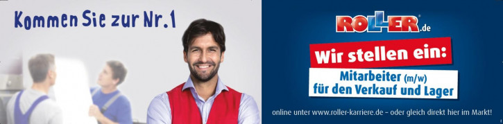 Zaunplanen Banner "Wir stellen ein..." RO_00513