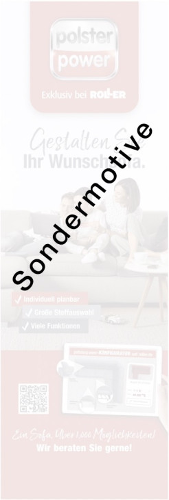 Spanntücher für Aluaufsteller "Polster Power"
