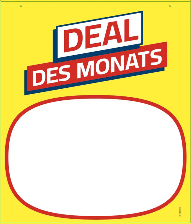 Preisfahne beidseitig "Deal des Monats"