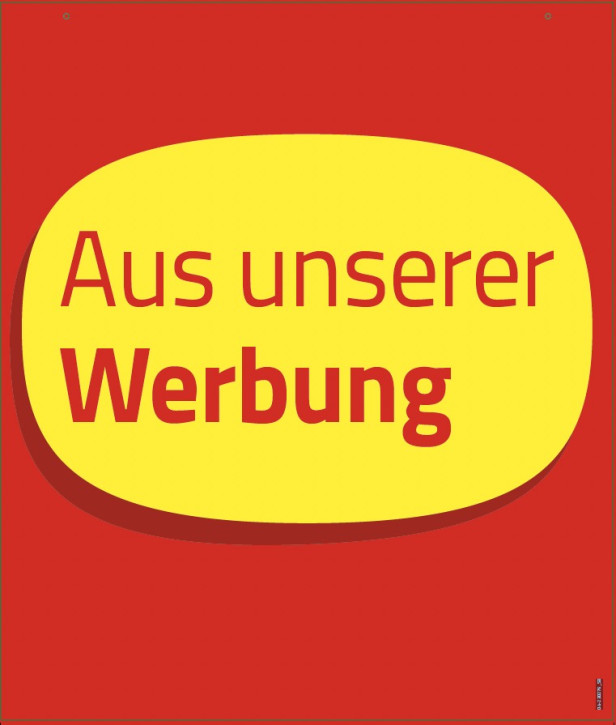 Preisfahne (Aktionsstopper) beidseitig -Aus unserer Werbung-