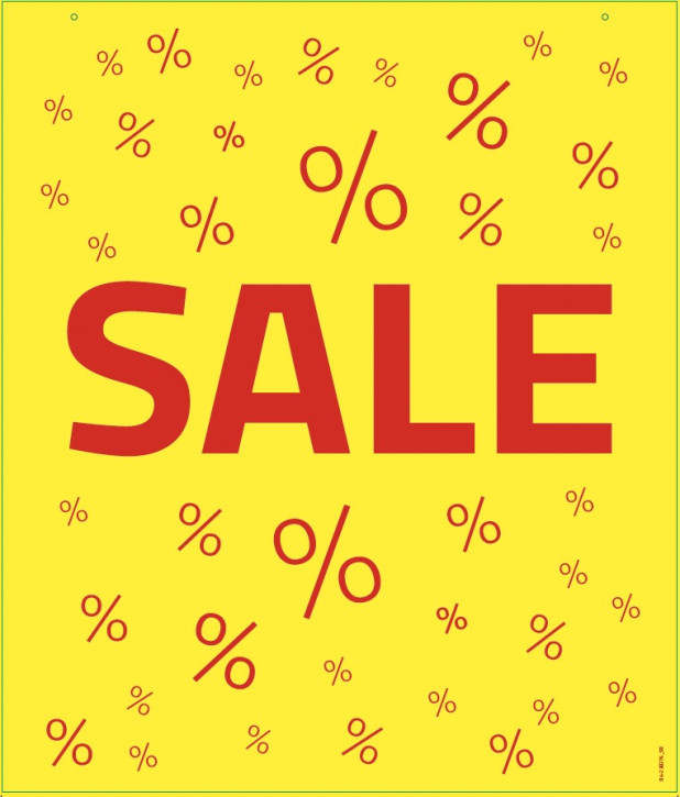 Preisfahne (Aktionsstopper) beidseitig -SALE-