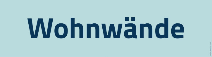 Quartiersbezeichnungen - Wohnwände