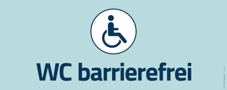 Schild "WC barrierefrei"   RO_00146.1