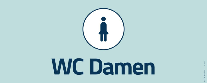 Schild "WC Damen"   RO_00146.3