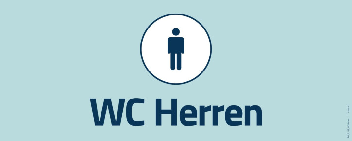 Schild "WC Herren"   RO_00146.4