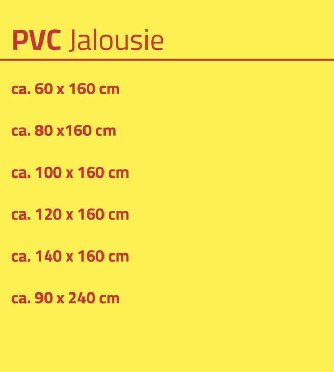 Magnetschild Fixing Teba Preisauszeichnung "PVC Jalousie"