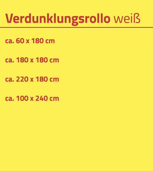 Magnetschild Fixing Teba Preisauszeichnung "Verdunklungsrollo2"