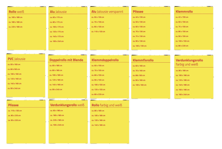 Magnetschild Fixing Teba Preisauszeichnung - Set