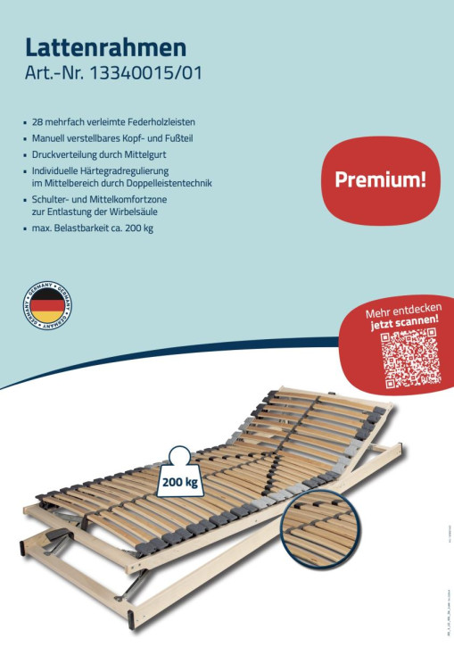 Lattenrahmen-Displays WG 08 "XXL de Luxe"