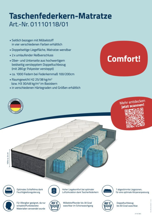 Matratzen-Displays WG 08 "Accord 1000 Life"