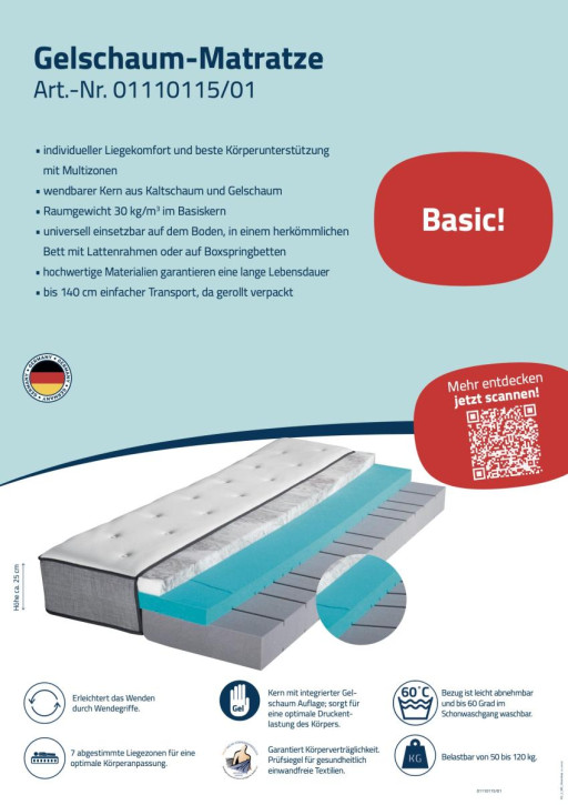 Matratzen-Displays WG 08 "Silversleep"