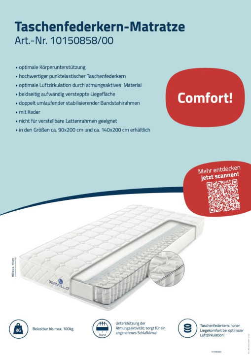 Matratzen-Displays WG 08 "Accord Comfort"