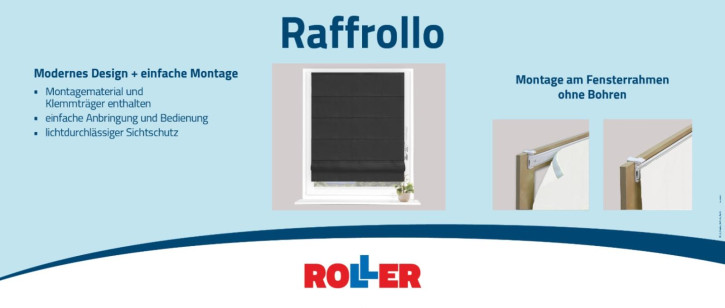 Vermarktung Gitterbox "Raffrollo"