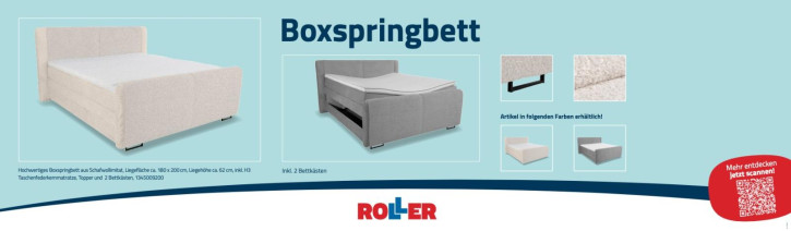 Fussschoner Boxspringbett Rona
