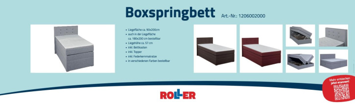 Fussschoner Boxspringbett Siam