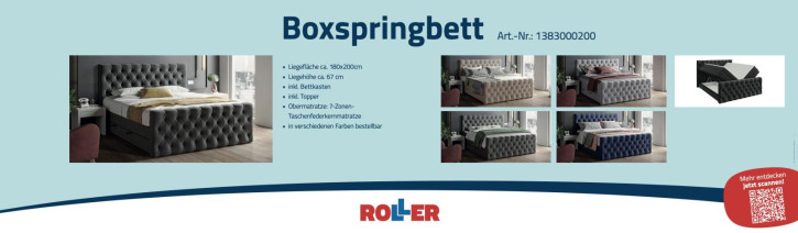Fussschoner Boxspringbett Madera