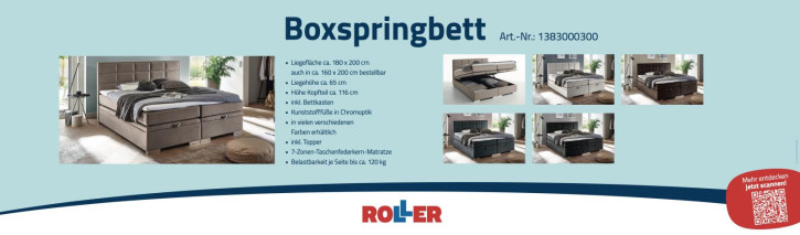 Fussschoner Boxspringbett Quaddro-Midi
