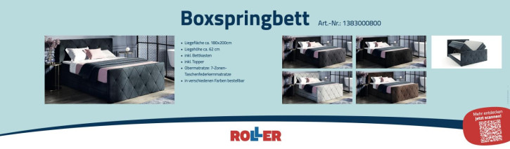 Fussschoner Boxspringbett Samara