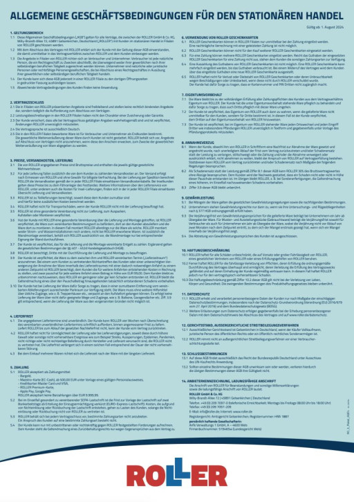 Schild "AGB Geschäfts-/Liefer-Montageb."