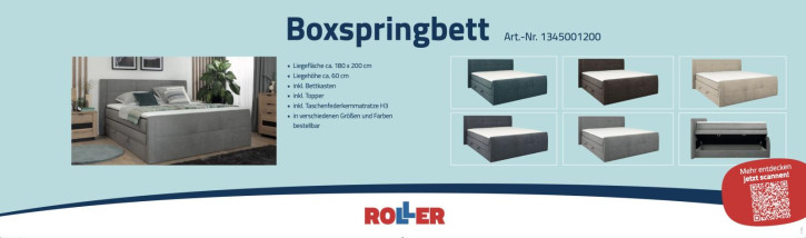Fussschoner Boxspringbett Limos