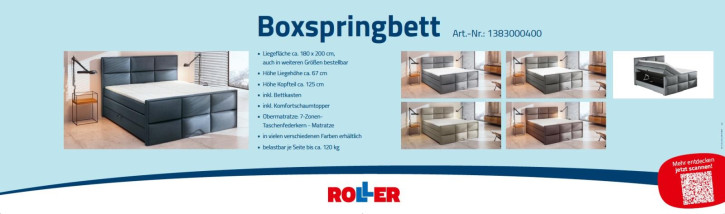 Fussschoner Boxspringbett Florenz
